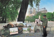 75 PARIS CATHEDRAL NOTRE DAME VIEW FROM THE BRIDGE OF THE ARCHVECHE