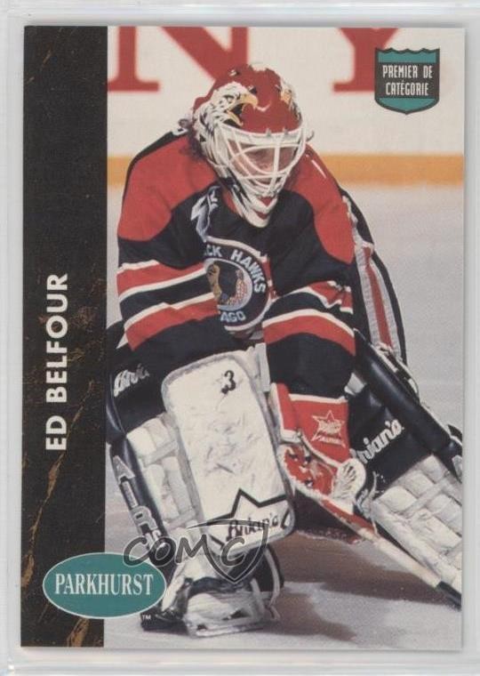 1991-92 Parkhurst French Ed Belfour #218 HOF 1ar2