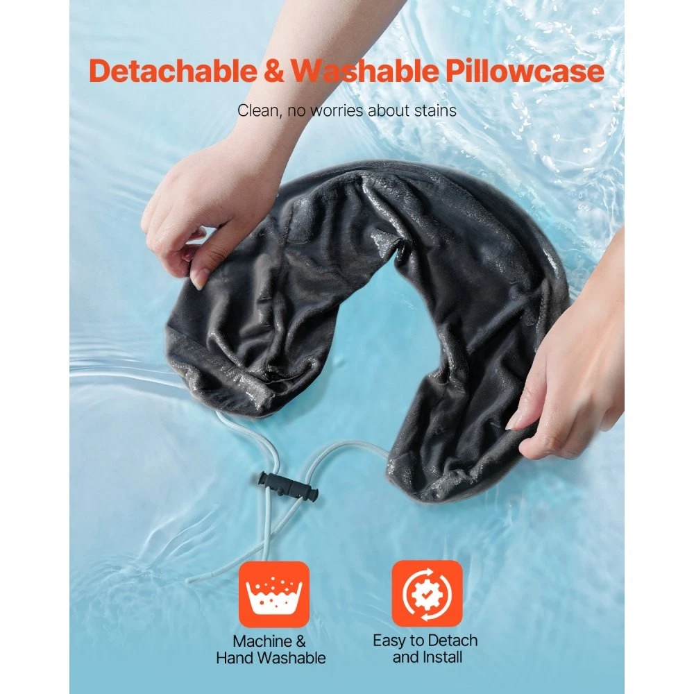Travel Pillow Enhanced Memory Foam U Shape Neck Support Dark Gray