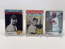 ‘73 Cy Young, ‘74 Lou Brock & ‘76 Ted Williams; 3 All-Time Greats