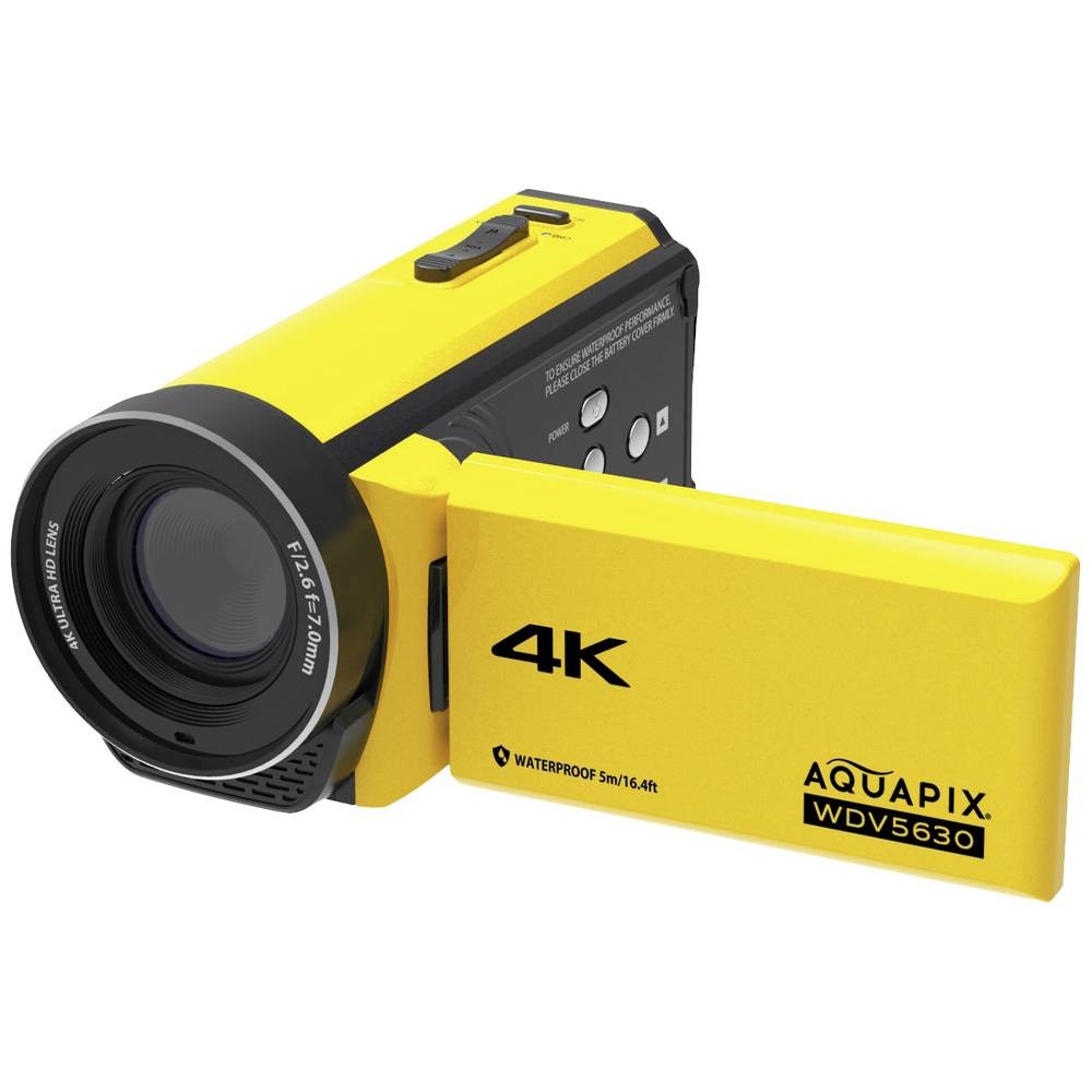 Caméscope étanche Full HD Aquapix WDV5630 jaune 13 MP