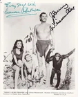 SIGNED~JOHNNY WEISSMULLER+MAUREEN O'SULLIVAN+JOHNNY SHEFFIELD~TARZAN MOVIE STILL