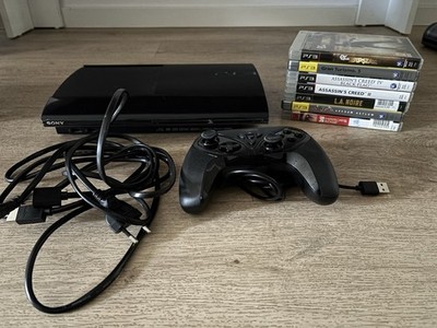 PlayStation 3 Slim Konsole - Mega Paket.  