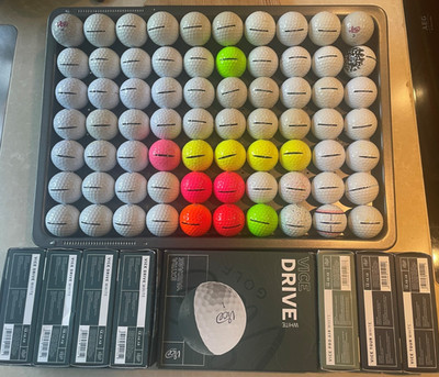91 Vice Golfbälle davon 21 neue und 70 neuwertige