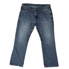 Ariat Denim Jeans 40x32 Durango Blue Bootcut Relaxed Workwear Distressed