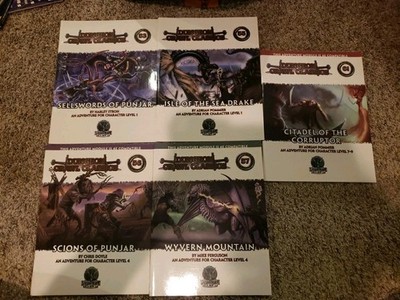 Dungeon Crawl Classics Lot #55 61 Goodman Games DCC RPG Adventure Modules D&D 4E