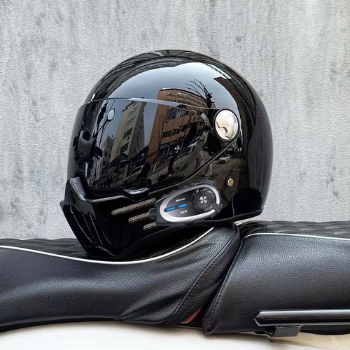 Built-in Camera Intercom Helmet Bluetooth Motorcycle Full Face Motorbike Helmets - Foto 13 di 26