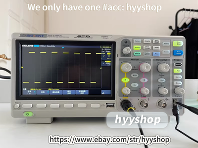 SIGLENT SDS1102X-C digital oscilloscope, 100MHz, 2-channel, 1 GSa