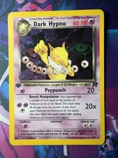 Pokémon TCG Dark Hypno 9/82 Team Rocket 1st Edition Holo Rare English HP/MP  on eBay