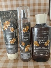 BATH AND BODY WORKS Bonfire Bash Body Cream, Gel And Frag Mist