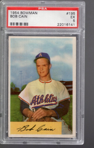 1954 Bob Cain #195