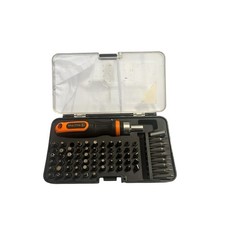 Tactix 900179 71 PCS Premium Screwdriver & Bit Set As Pictured