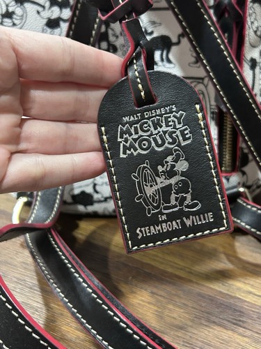 Disney Dooney and Bourke Mickey Mouse in Steamboat Willie Backpack Used - Picture 5 of 11