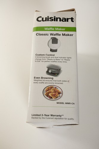 Cuisinart Classic Waffle Maker Model WMR-CA (UP4/JSF6) New Open Box - Picture 2 of 12