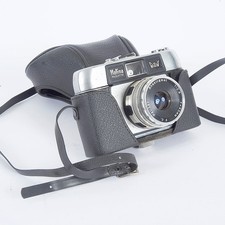 FOTOCAMERA VINTAGE HALINA PAULETTE PELLICOLA 35mm e CUSTODIA ORIGINALE c.1965