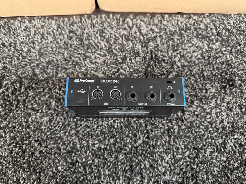 PreSonus Studio 24c 192 kHz USB-C Audio Interface (No Phantom) Working Great - Picture 7 of 8
