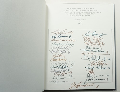 Cowboy Artists of America 22nd 1987 SIGNED x 27 Ltd Ed HC #48/50 Western Art - Picture 4 of 9