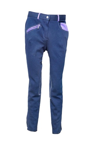 Diesel Women Performance Ladies Horse Riding Jodhpurs Navy/Blue 24''-34'' - Picture 2 of 4