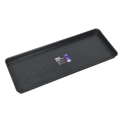 (SBS) SEALEY bandeja de goteo de plástico de bajo perfil 1000x400x50 mm pozos de sartén de combustible de garaje - Imagen 2 de 2