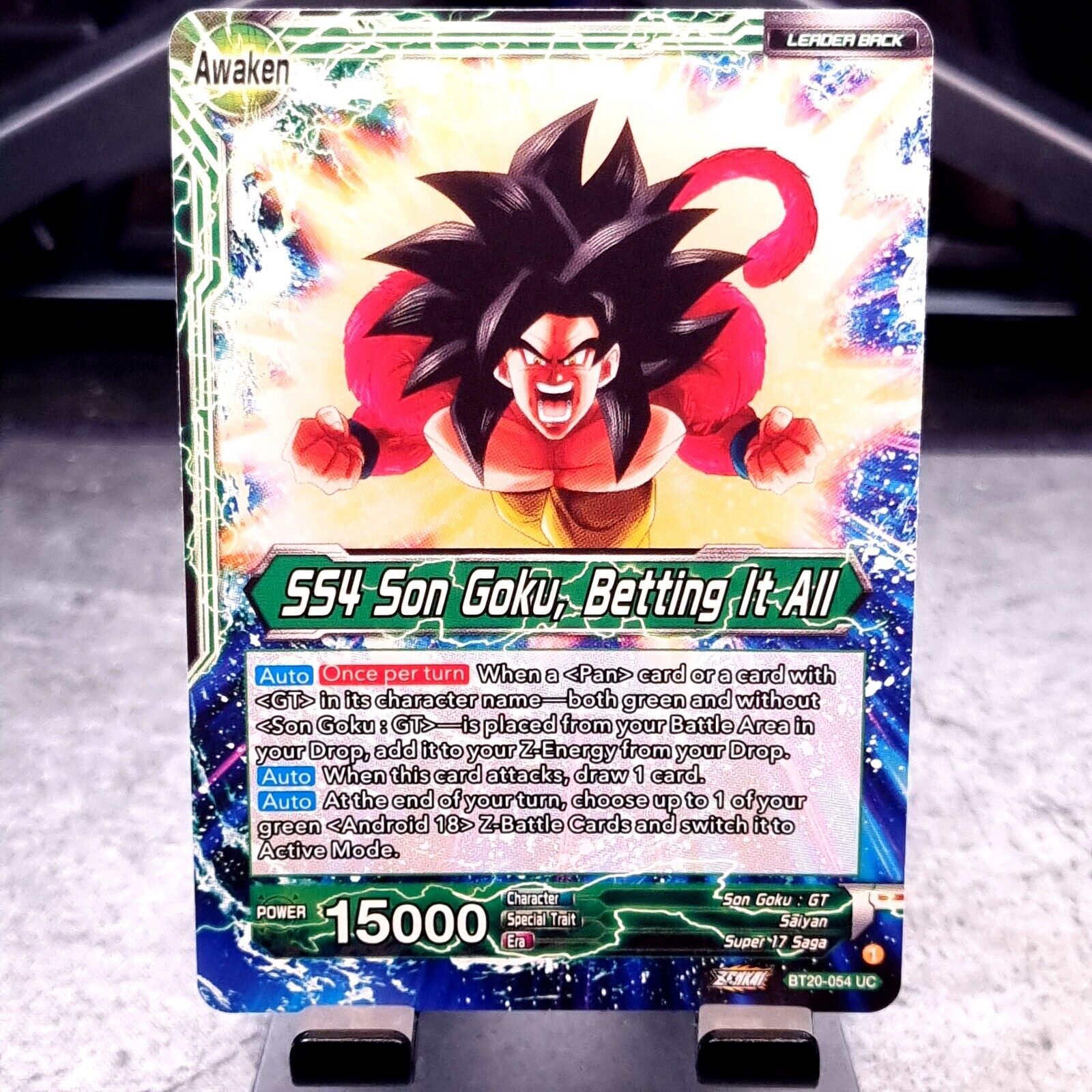 Son Goku // SS4 Son Goku, Betting It All (BT20-054) [Power Absorbed Pr