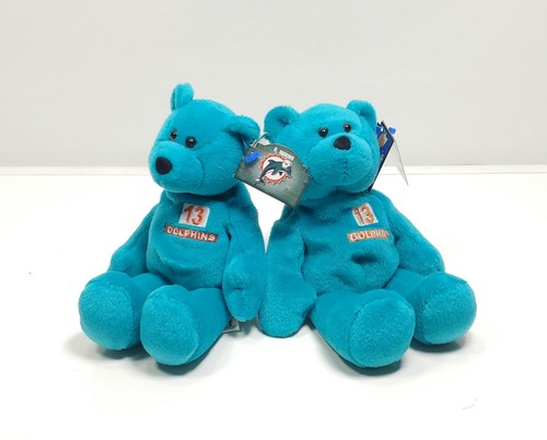NFL Miami Dolphins Silly Slammers Football Dan Marino #13 Pro Bears Lot of 3 - Picture 6 of 9