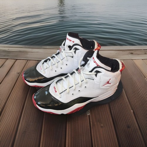 Nike Air Jordan B Loyal Basketball Sneakers Men 10 White Leather 315317-160 Mint - 第 1/7 張圖片