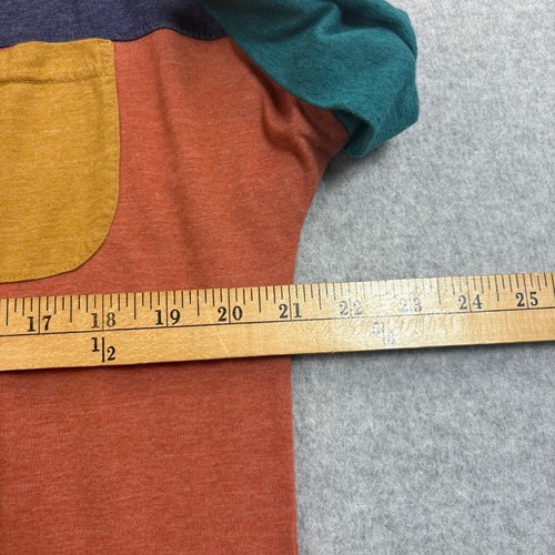 Kavu Shirt Dress Women Small Orange Pocket Tee Colorblock Outdoors Camp Hiking - Picture 5 of 7