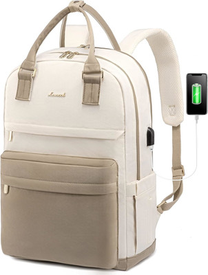 17.3 Inch Waterproof Laptop Backpack for Women with USB Port for Travel