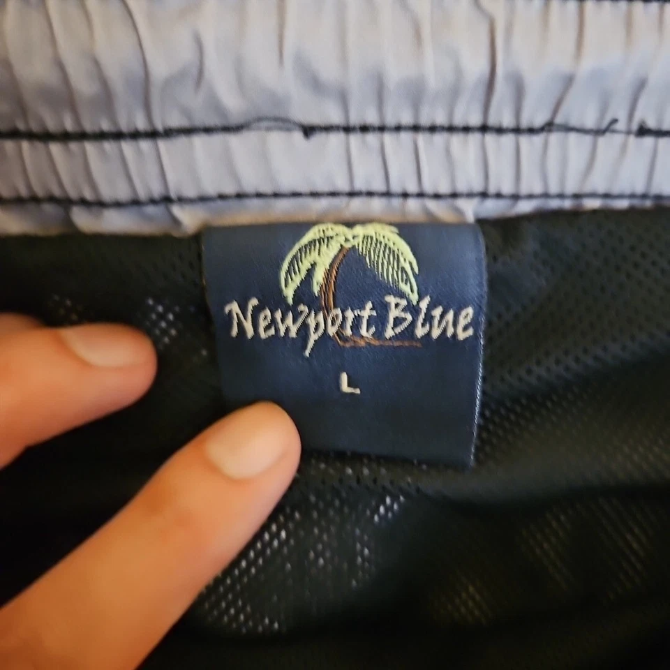 Newport синий серый плавки мужской размер L сетки шнурка карман сундуков остров - Изображение 4 из 4