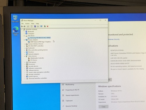Simply NUC LLM1r5RK AMD Ryzen R1505G Radeon Vega Gfx | 512GB SSD, 4GB RAM | #P86 - Picture 3 of 12