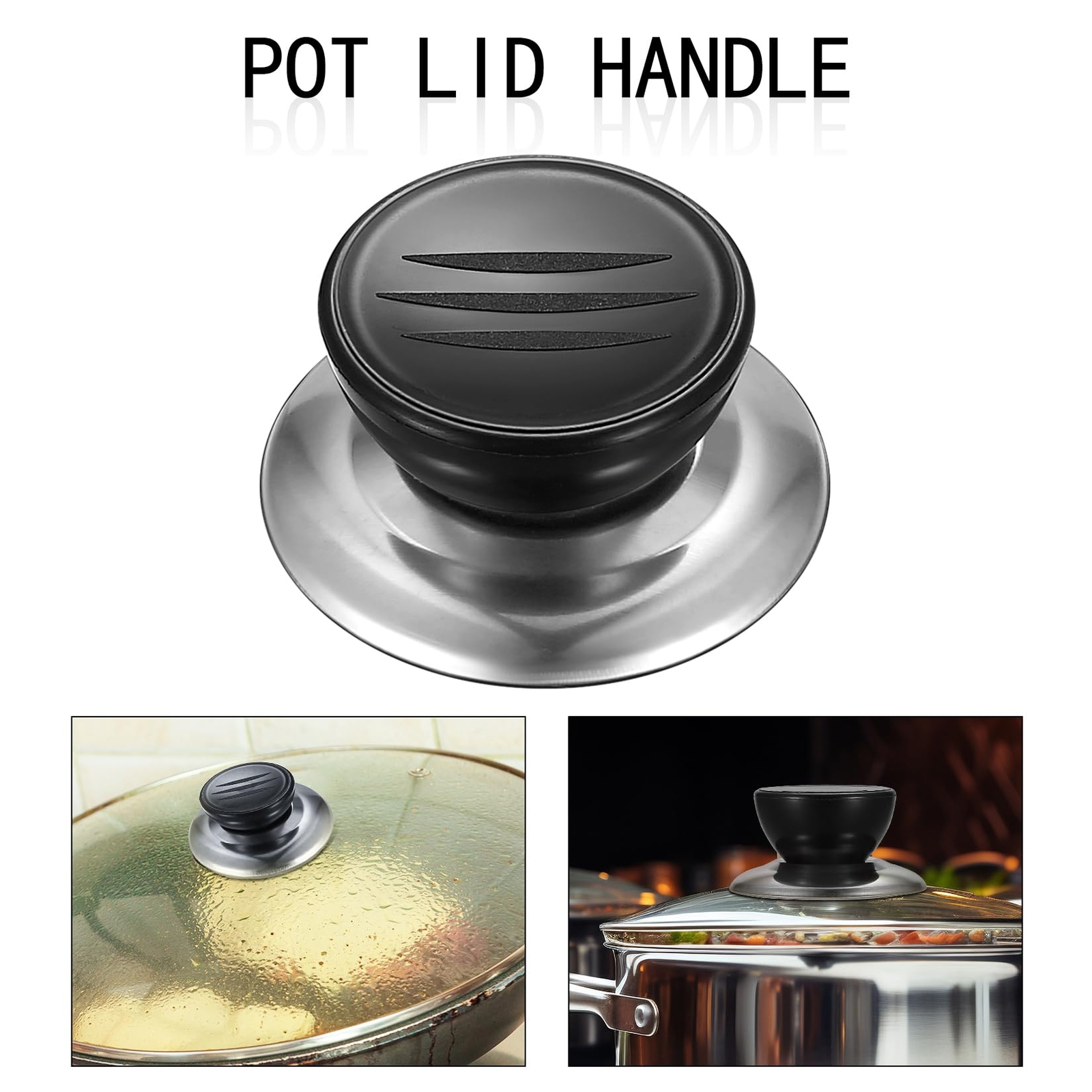 10Pcs Pot Lid Knobs Heat Resistant Crock Top Lid Knobs Handles Replacement