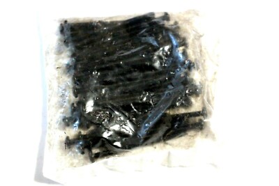 BOOF35O3JA  PAN HEAD FULL THREAD MS BLACK 8-32X2 1/2 0840MPPB 50 PIECES