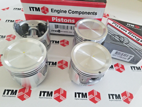Pistons & Rings Set +030 O/S Fits Datsun L18, L20B 200SX, 610, 620, 710, 720 80 - Picture 5 of 6