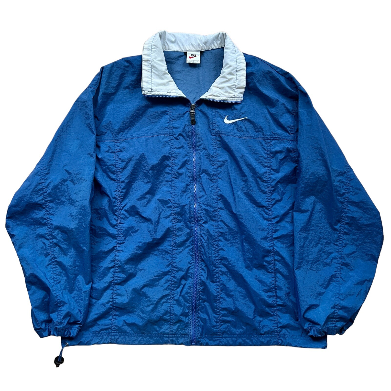 SACAI X NIKE Giacca a vento Nike vintage anni 90 blu full zip uomo large