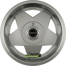 4x Borbet A silver rim polished 9x16 ET15 - LK5/100 ML64 Felge Alu