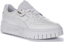 Puma Cali Dream Lth Classic Low Top Leather Womens Trainer White UK 3 - 9