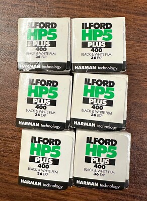 ILFORD HP5 Plus 400 36 Exposure ISO 400 Black And White Film Exp. 10/25 Sealed