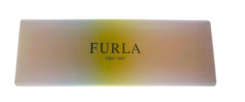 Furla Herren Kunststoff Kristall Hellbraun Kunststoff Rund Sonnenbrille VU4910 0M77 50mm - Bild 6 von 6