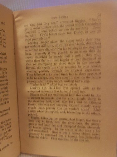 Biggles In The Jungle Captain W E Johns 1947 tapa dura - Imagen 2 de 3
