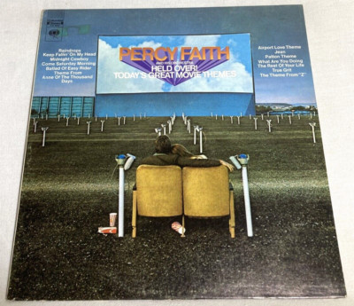 Percy Faith & His Orchestra Held Over! Todays Great Movie Themes LP CS 1019 VG+