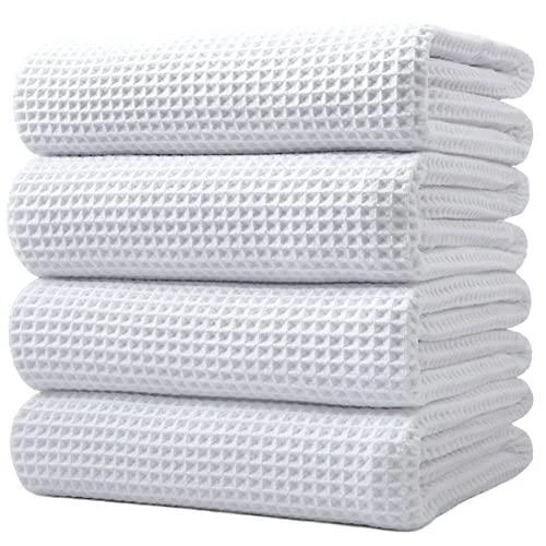 POLYTE Microfiber Oversize Quick Dry Lint Free Bath Towel, 60 x 30