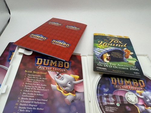 Dumbo (DVD, 2006, Full Screen Big Top Edition w Slipcover & Inserts) Walt Disney - Picture 3 of 7