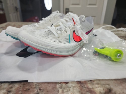 Nike ZoomX Dragonfly Track Spikes White Jade Ombre CV0400-100 Size 4 - Picture 11 of 13