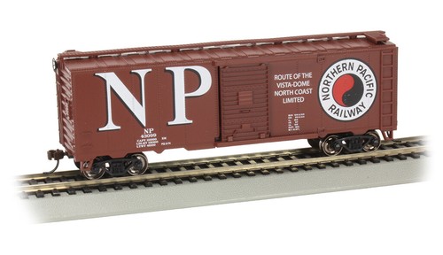 Spur H0 - Bachmann 40' Steel Boxcar Northern Pacific -- 17015 NEU | Zustand: Neu