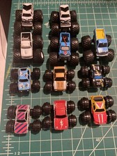 Lot of 11 Vintage Galoob Micro Machines Tuff Trax Monster Trucks Awesome Lot