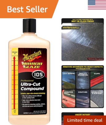 32 oz. Meguiar s M105 Ultra-Fast Cutting Compound for Flawless Car Paint