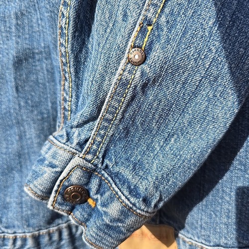 Vintage OshKosh B'gosh Denim Jacket Kids Size 10 Medium Wash - Picture 14 of 17