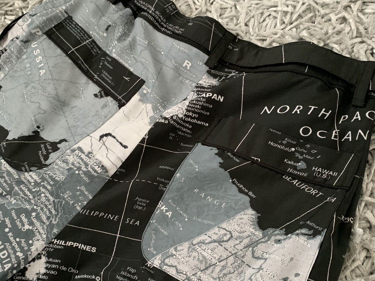 パンツ sacai 20SS WORLD MAP SHORT PANTS 1 sacai 20SS WORLD MAP SHORT PANTS 1