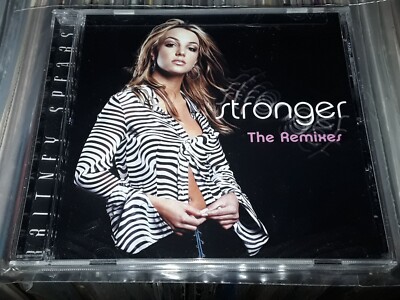 RARE ORIGINAL BRITNEY SPEARS CD STRONGER REMIXES USA EDITION SINGLE STILL SEALED