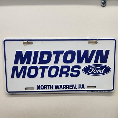 Midtown Motors Ford North Warren, PA Dealership Advertising License ...